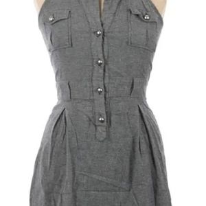 Gray casual dress